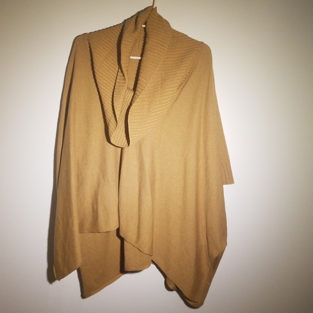 Tan Sweater Cape